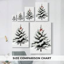 Christmas Holiday Art - Gallery Wrapped Canvas CCLXXVI - 24X36INCH - Xem 3