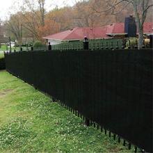 6X50ft Privacy Fence Cover Screen Fencing Mesh Shade Cover For Garden Yard Black - 1 - Xem 2