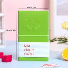 Sổ tay da mini mặt kẹo sáng tạo phong cách Nhật Bản/Hàn Quốc, sổ tay ghi nhớ bỏ túi di động làm quà tặng - Nhiều màu - Xem 7