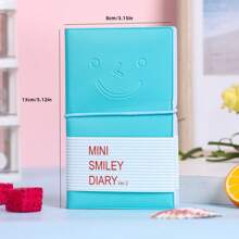 Sổ tay da mini mặt kẹo sáng tạo phong cách Nhật Bản/Hàn Quốc, sổ tay ghi nhớ bỏ túi di động làm quà tặng - Nhiều màu - Xem 3