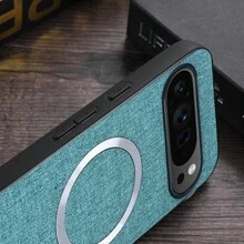 Ốp lưng bảo vệ có kết cấu từ tính cổ điển dành cho điện thoại thông minh Pixel 9 Pro / Pixel 8A / Pixel 7 / Pixel 6 Pro - màu đen - Xem 9