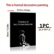 1PC Tranh Canvas Nghệ Thuật Trang Trí Để Bàn - Tranh Treo Tường Truyền Cảm Hứng 'Không Có Ngày Mai', Quà Tặng Hoàn Hảo Cho Bạn Bè, Không Khung, Lý Tưởng Cho Nhà & Phòng Ngủ - Nhiều màu - Xem 12