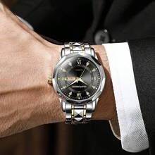 Relógio Luminoso de Estilo para Homens - À Prova de Choques, Relógio Comercial da Moda Bacana com Alta Visibilidade - Perfeito para Uso Diário e Atividades ao Ar Livre