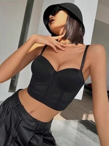 Ladies Have Steel-Rimmed Lingerie To Tuck In A Sexy Back Under A Bra - Black - View 3