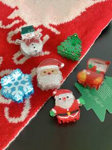 1 件女士圣诞发夹，节日派对发饰 - 多色 - 查看 1