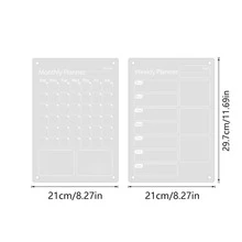 1PC Tùy chỉnh nhãn dán tủ lạnh có ảnh của bạn Bảng tin in cá nhân bất kỳ thiết kế nào Nhãn dán tủ lạnh bằng acrylic từ tính Bảng viết có thể xóa khô để trang trí nhà cửa, văn phòng, tủ lưu trữ trong bếp. - Nhiều màu - Xem 7