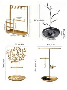 Espositore creativo per gioielli, porta-chiavi, porta-orecchini e porta-collane, rastrelliera multifunzione per l'ingresso, ideale per il ritorno a scuola