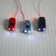 12V 模型车带 LED 塑料模型车 HO N 比例火车布置铁路铁路布置 - As photo - 查看 13