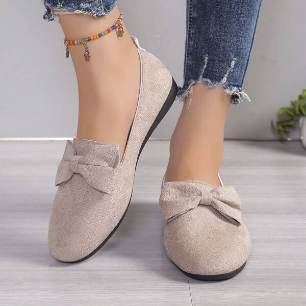 Women Classic Fashion Versatile Soft Bottom Breathable Knit Casual Sneakers, Outdoor Leisure Lightweight Comfortable Non-Slip Slip-On Loafers, Casual Flats, Versatile Pattern Random