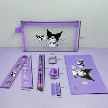 Sanrio 1pc Creative Cartoon Mesh Pencil Bag Simple Student Stationery Storage Pencil Bag File Bag Supplies Back To School, Back To School, School Supplies, Pencil Case, Pencil Pouch, School Bag