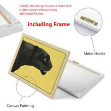 1 件帆布海报，现代艺术，野生动物帆布墙艺术，日本浮世绘艺术野生动物大猫海报，美洲虎豹纹，卧室客厅走廊的理想礼物，墙壁艺术，墙壁装饰，秋季装饰，房间装饰， - 彩色 - 查看 6