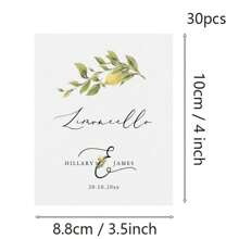 30 etiquetas de vino, plantilla de etiqueta de vino con foto, recuerdo de boda minimalista, etiqueta de vino personalizada, regalo personalizado, etiqueta de regalo de vino - Multicolor - Ver 16