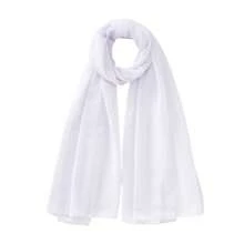 Khăn trùm đầu bằng vải chiffon trơn màu thời trang thanh lịch mềm mại thoáng khí khăn trùm đầu chống nắng ngoài trời thường ngày - Nhiều màu - Xem 6