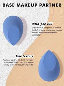 Bộ 1/2/3/8 miếng mút trang điểm, bao gồm 3 miếng mút trang điểm, 1 băng đô, 2 dây đeo cổ tay, 2 miếng tẩy trang, phù hợp với mọi loại da, - Nhiều màu - Xem 9