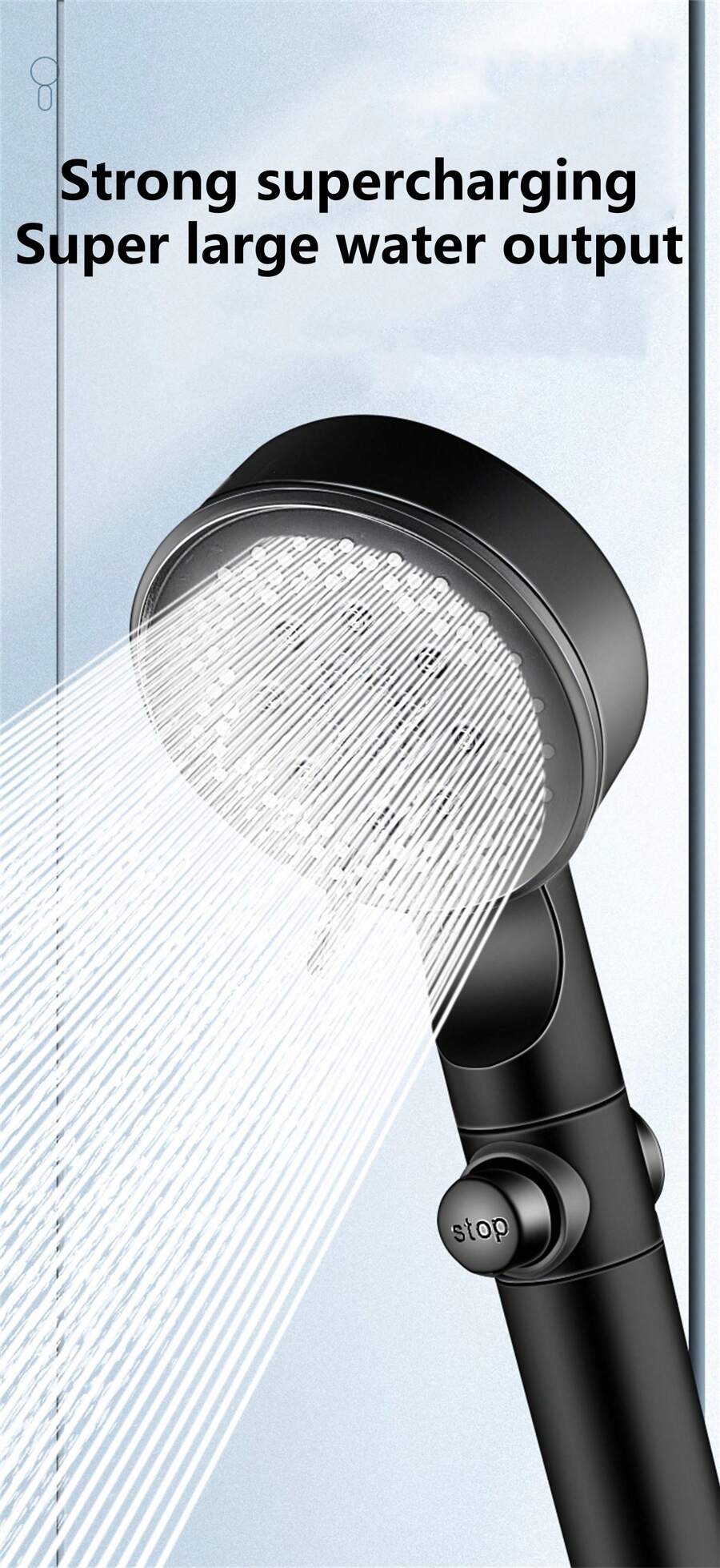 Pressurized Shower Head Bath Heater Super Pressurized Shower Head