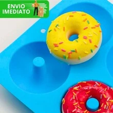 Silicone Mold For Donuts And Donuts, Resistant, 6 Cavities, 26cm - Nhiều màu - Xem 6