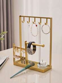 Espositore creativo per gioielli, porta-chiavi, porta-orecchini e porta-collane, rastrelliera multifunzione per l'ingresso, ideale per il ritorno a scuola