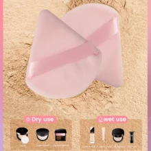 100 piezas/Paquete Borlas suaves con felpa, Aplicación de color uniforme para mejor maquillaje base y efectos de larga duración - Multicolor - Ver 5