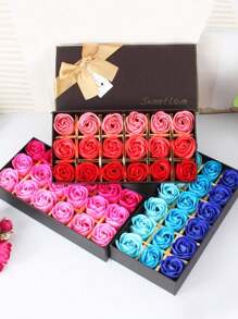 18枝/盒玫瑰永生香皂花礼盒 香薰香皂花 创意生日礼物 实用纪念品 - 香皂花禮盒 - 查看 1