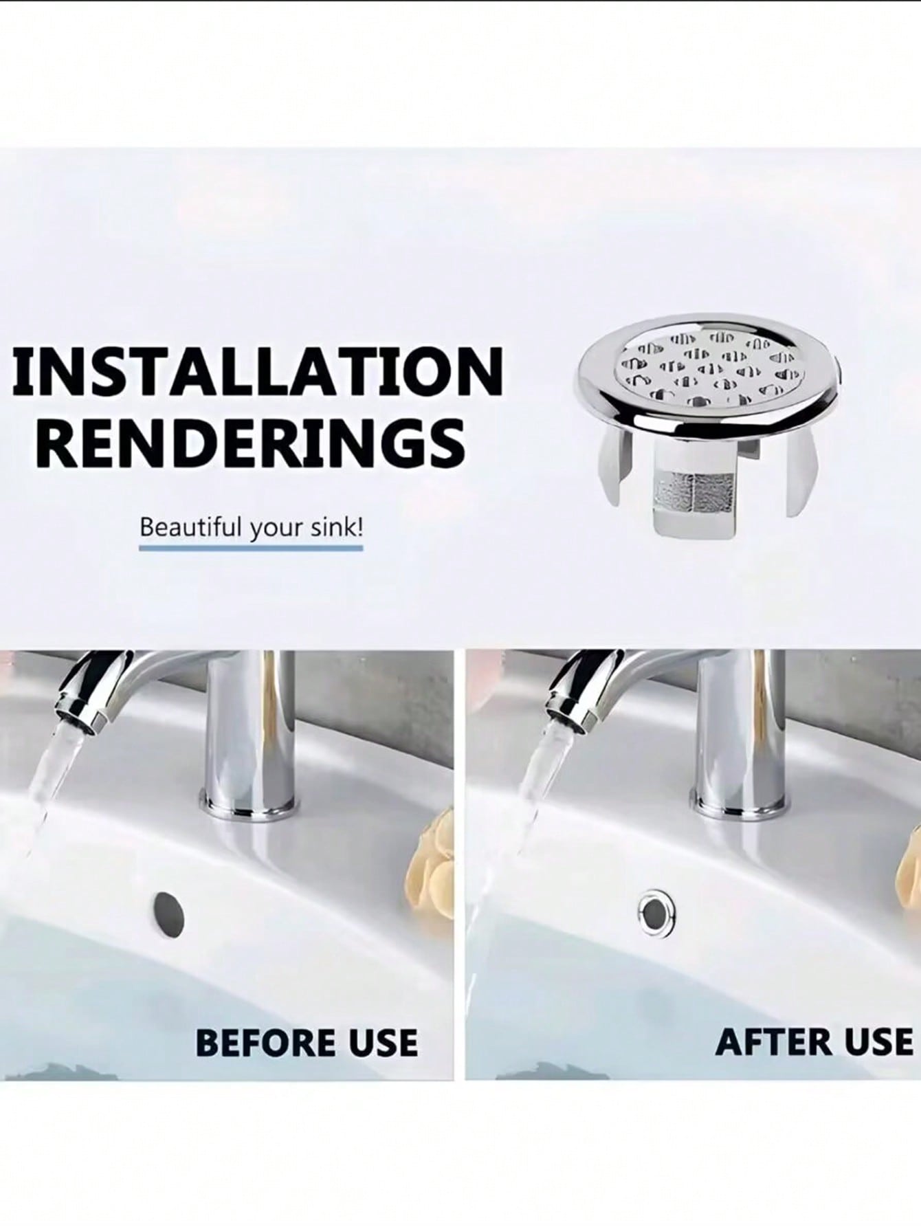 غطاء حلقة فتحة الفيضان 4 عبوات من البلاستيك المطلي...