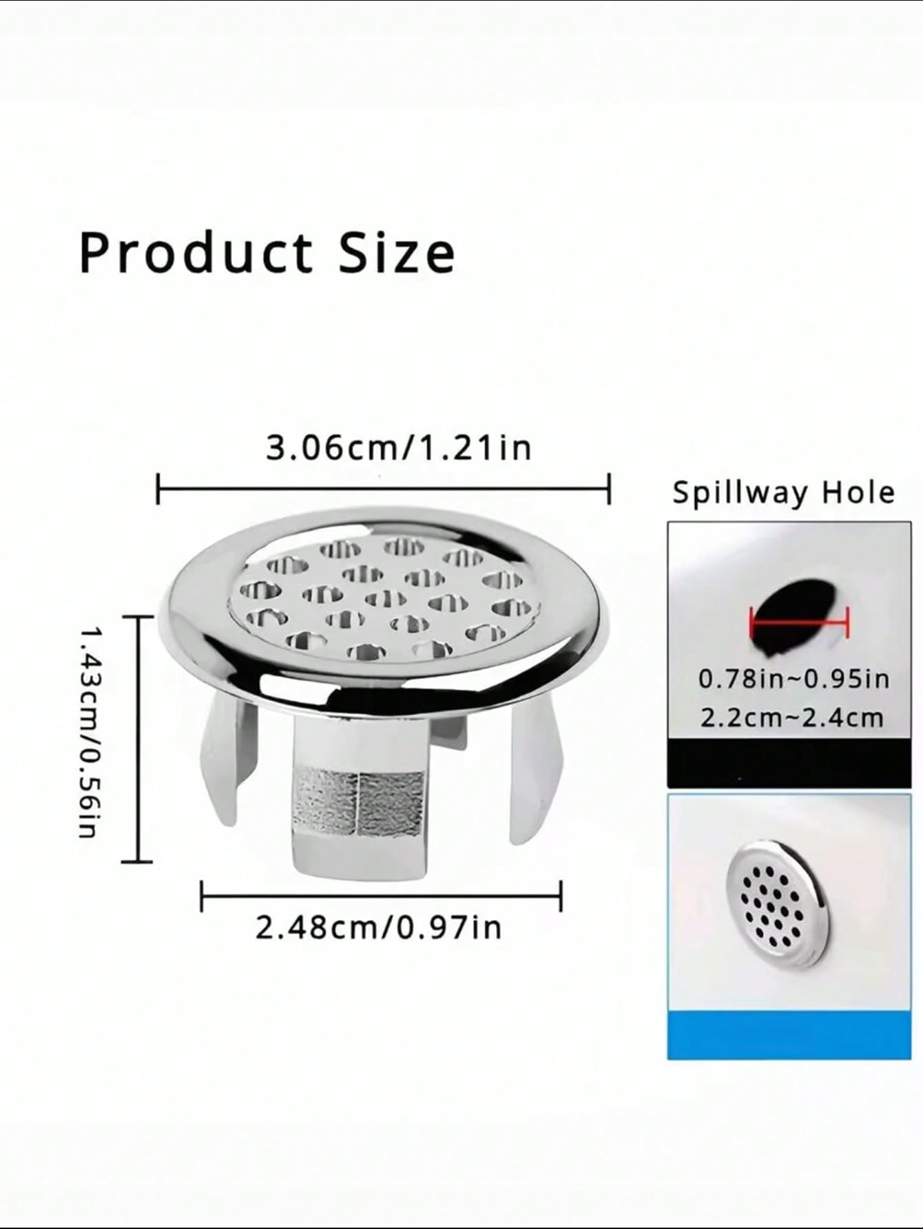 غطاء حلقة فتحة الفيضان 4 عبوات من البلاستيك المطلي...