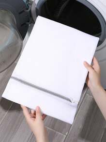 现代简约风格洗衣袋灰色拉链细网夹层文胸袋加厚抽绳洗衣袋 - 灰色 - 查看 6