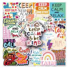 50 miếng dán hoạt hình màu hồng truyền cảm hứng tiếng Anh/Bình tĩnh bằng tiếng Anh/Tím truyền cảm hứng tiếng Anh, miếng dán bằng nhựa vinyl cho máy tính xách tay, bình nước, đàn guitar, xe đạp, ô tô, xe máy, cản, hành lý, ván trượt, hình dán dễ thương, món quà tuyệt vời nhất cho trẻ em, thanh thiếu niên, nam giới, phụ nữ. - Nhiều màu - Xem 15