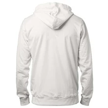Cotton Sweatshirt With Pocket And Kangaroo Hood, Comfortable, Minimalist Country Peão Print - 白色 - 查看 2