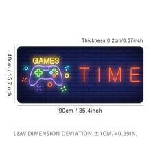 Bàn di chuột chơi game, Tấm lót bàn làm việc văn phòng, Bàn phím gia đình - Đáy cao su chống trượt, Khóa cạnh, Kích thước lớn, Nhiều kích thước có sẵn, Quà tặng để bàn - TRÒ CHƠI - Xem 14