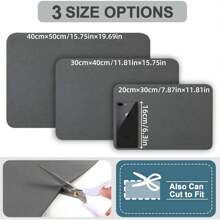 [ 黑色/棕色/浅灰色/深灰色 ] 咖啡垫，带隐藏污渍，橡胶背衬，吸水碗碟干燥垫，适用于厨房台面隔热 - 浴室防滑 100% 吸水速干垫，咖啡吧配件适合放置在咖啡机、咖啡壶、浓缩咖啡机下/1 件 - 彩色 - 查看 4