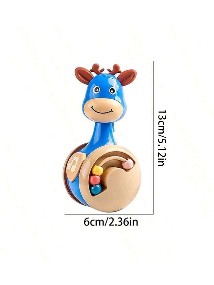 摇摆鹿婴儿感官玩具 早教玩具 卡通安抚玩具 礼物（部分配件颜色随机） - 彩色 - 查看 6