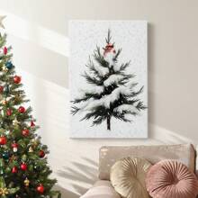 Christmas Holiday Art - Gallery Wrapped Canvas CCLXXVI - 24X36INCH - Xem 5