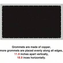 6X50ft Privacy Fence Cover Screen Fencing Mesh Shade Cover For Garden Yard Black - 1 - Xem 3