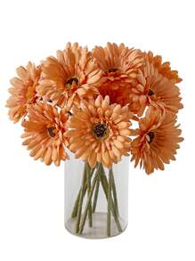 6/12pcs Artificial African Daisies Flowers African Daisy Silk Flowers Artificial Gerbera Daisies Fake Sunflowers Bulk Faux Flowers Bouquet For Wedding Bridal Bouquet Party Home Kitchen Decor,Garden Decor,Outdoor Plant,Gardening,Fake Flowers,Fall Decor,Autumn