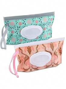 1 件可爱湿巾储物袋、翻盖纸巾盒、户外实用配件、湿巾袋、便携式可重新密封 EVA 湿巾分配袋，方便旅行、骑自行车、学生、工作等。 - 彩色 - 查看 18