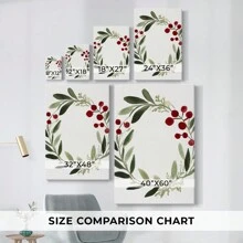 Christmas Holiday Art - Gallery Wrapped Canvas CCCXLVI - 18X27英寸 - 查看 3