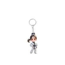 4pcs/1pc Cute Kung Fu Master Acrylic Keyring - Multicolor DIY Holiday Accessories With Martial Arts Theme, Can Be Used As Backpack, Wallet Or Key Accessories - Perfect Gift For Christmas, Mother's Day And Martial Arts Enthusiasts Car Accessories Bag Charm Backpack For School Goth Y2k