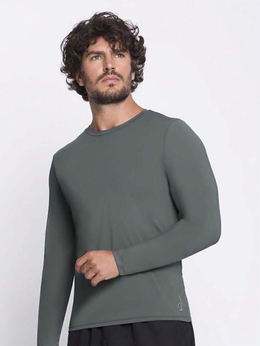Selene 25020 Men's UV 50+ Sun Protection Shirt - 灰色 - 查看 1