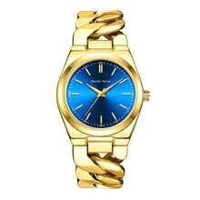 时尚休闲手链表金色男士石英不锈钢手表 - 銀色 - 查看 11