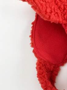 1pc Women's Warm Thermal Lined Earflap Tie Up Knit Beanie Hat, Sweet & Cute, Solid Color, Suitable For Autumn/Winter, Versatile For Cycling, Skiing & Outdoor Activities - Multicolor - View 8