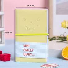 Sổ tay da mini mặt kẹo sáng tạo phong cách Nhật Bản/Hàn Quốc, sổ tay ghi nhớ bỏ túi di động làm quà tặng - Nhiều màu - Xem 2