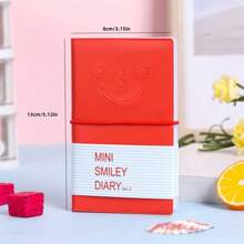 Sổ tay da mini mặt kẹo sáng tạo phong cách Nhật Bản/Hàn Quốc, sổ tay ghi nhớ bỏ túi di động làm quà tặng - Nhiều màu - Xem 5