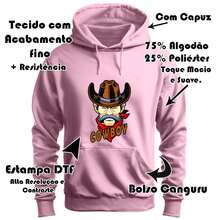 Warm Sweatshirt Various Colors Winter Comfortable Printed Cowboy Personal - Màu Hồng baby - Xem 3