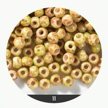 4mm 10g/Xấp xỉ 140 hạt cườm thủy tinh, hạt thủ công nhỏ, hạt nhỏ, hạt cườm tròn Rocaille 15 màu Picasso cỡ 6/0, hạt cườm tròn nhỏ hình ngựa con rời 15 màu hạt cườm thủy tinh vòng tay hạt cườm tròn rời hạt macaron nhỏ hạt cườm thủy tinh tròn cho vòng tay vòng cổ làm đồ trang sức thủ công tự làm - 4mm-Picasso - Xem 18