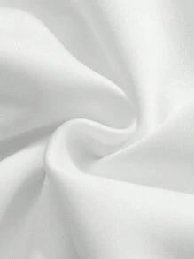 Lonblece 1 件男士摩托车风格图案白色连帽衫，秋冬季休闲装 - 白色 - 查看 5