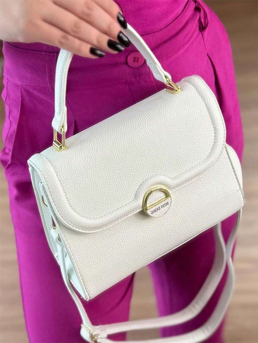 Women Top Handle Bags - 白色 - 查看 1