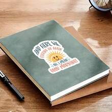 3 英寸“早上好！哦，我的意思是……”有趣的早晨挣扎贴纸 - 非常适合笔记本电脑、日记本、水瓶和马克杯 | 非常适合讨厌早晨的人、咖啡爱好者和办公室工作人员 | 送给朋友、同事和学生的理想礼物 | 古怪而贴切的贴纸，适合日常早晨幽默 - 3吋/7.62厘米 - 查看 4