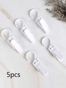 5 chiếc khăn xoay đen trắng, kẹp nhựa cho quần áo, rèm cửa, tất, kẹp mũ đa năng có móc - Nhiều màu - Xem 10