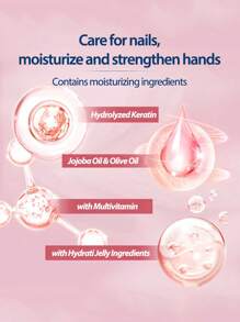 Vaseline Intensive Care Healthy Hands + Stronger Nails Hand Cream 50ml With Petroleum Jelly And Keratin Infused Formula Prevents Nails From Chipping Or Breaking. With Such Nourishing Ingredients, It Is Perfect For Maintaining Smooth, Soft, Healthy Looking And Feeling Hands And Nails. - For Hands & Nails 50ml - 查看 2
