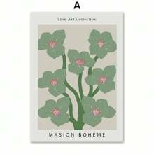 1pc Bình hoa sen hoa loa kèn nhiều màu sắc trừu tượng Matisse Flower Market Tranh vải nghệ thuật Áp phích In Ảnh treo tường Phòng khách Trang trí nhà Không có khung - Nhiều màu - Xem 17